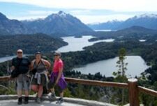 Patrice, Nicole et Carine Steib en Patagonie