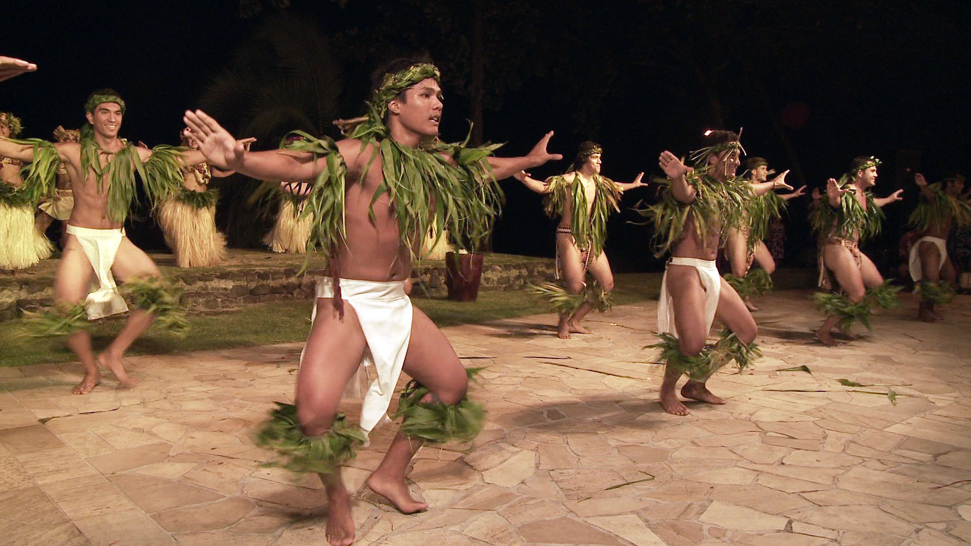 Tapa Ori dance in Tahiti