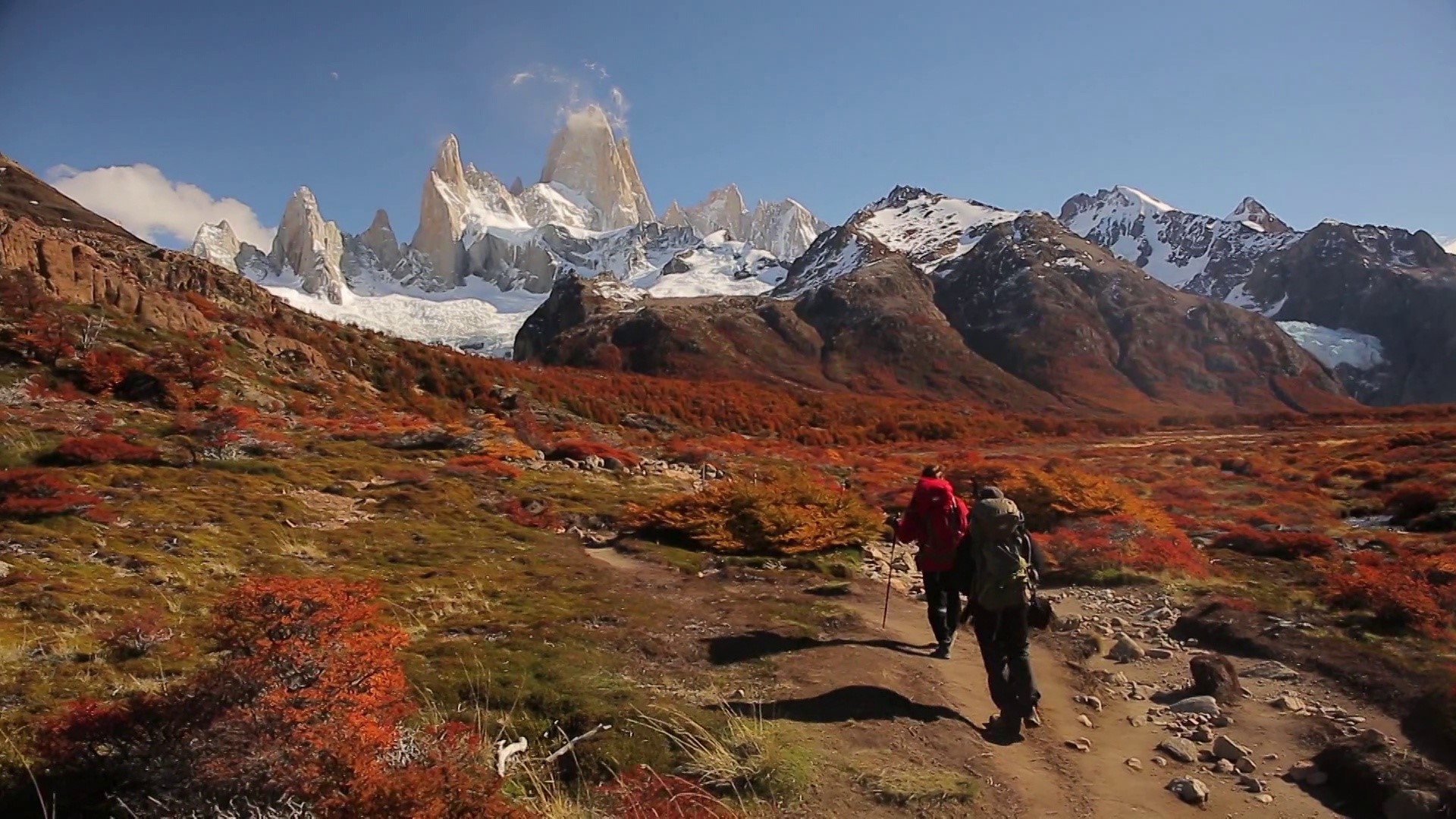 El otoño en la Patagonia argentina y la Patagonia chilena.