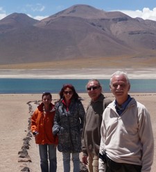 Jean-Claude et Liliane David, Claude et Daniel Le Breton en Argentine, Bolivie, au Chili et Ile de Pâques