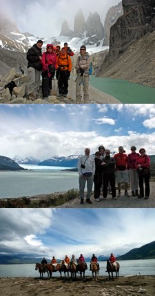 Le groupe Lallemand (x7) au Sud de la Patagonie