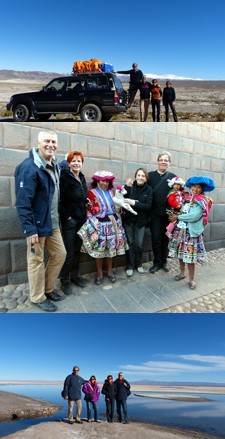 Annick et Gilles Nakache, Béatrice Escourbiac et Jean-Claude Onno au Pérou, en Bolivie et au Chili