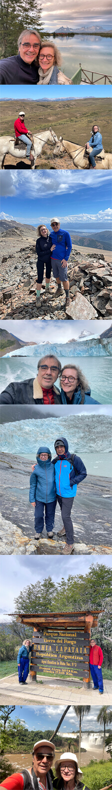 Alain et Cyrille en Patagonie et à Iguazu