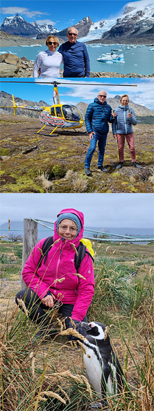 Françoise Courcimault et Guy Désestreit en Patagonie