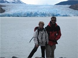 Christiane et François en Patagonie Argentine