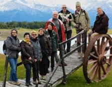 Mr et Mme Guillerme, Cano, Le Porho, Delahaye - Duthé, Lerou - Diemert, en Patagonie