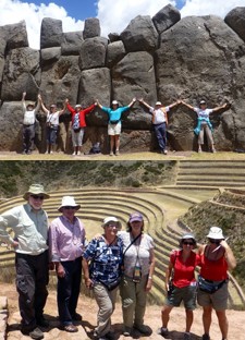 Groupe de Marie-Paule Desenfans au Pérou
