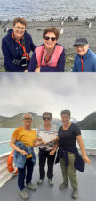 Yvette LE NUE, Josette RABIN, and Colette MAUGET in Argentine Patagonia