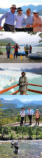 Thierry and Claire DE SCHRYVER, Daniel DURAND and Katrien MISSAULT in Argentine Patagonia
