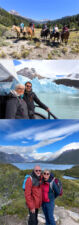 Pascal and Corinne DURAND, Didier FERRAND and Anne ROMBAUT in Patagonia