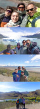 Romain, Alicia, Ella, and Olivier PEREGO in Patagonia
