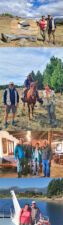 Richarde y Jean-Marc Rudloff en la Patagonia Argentina