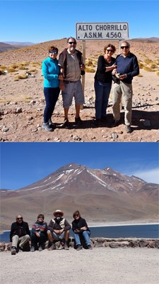 Marie-Hélène et Jean Tolon, Nicole et Georges Dewynter en Argentine, Bolivie et Chili