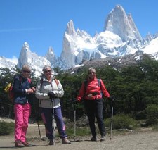 Colette Verdy, Catherine Aguirre et Danielle Terren en Argentine et au Chili