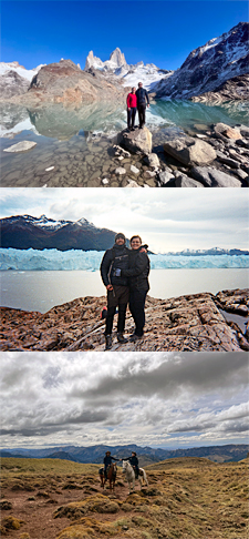 David SCHIL et Sidonie DUVAL en Patagonie