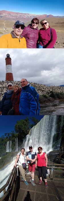 Marie-Noëlle, Vicente Palau et Dominique Liotta en Argentine du Nord au Sud