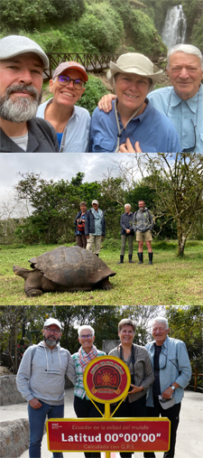 Odile Conan et Georges Lelieveld, Isabelle Conan et Régis Royer en Équateur et Îles Galápagos