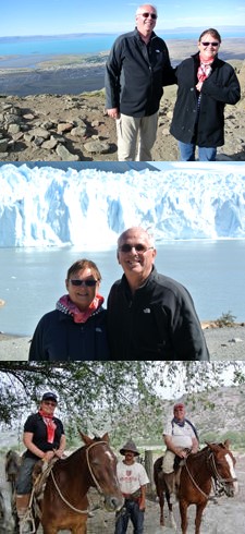 Chantal et Claude Deruelle en Patagonie Argentine Chili