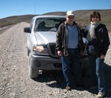 Geneviève Streel et Charles Hernalsteen en Patagonie Argentine