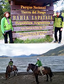 Martine et Dario Sacchet en Patagonie argentine