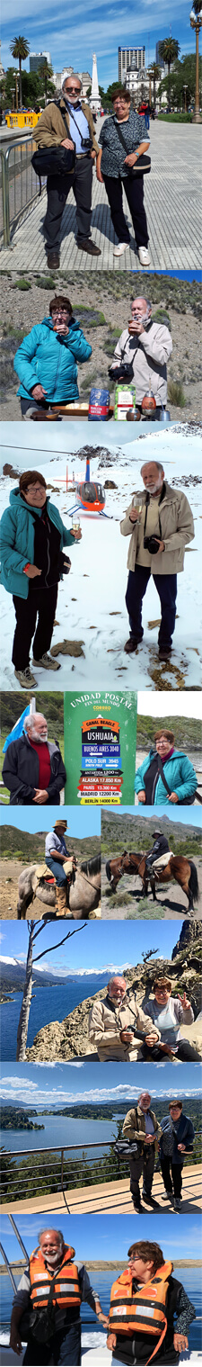 Jean-Michel et Marie-Joseph VAILLANT en Patagonie avec une croisière au Cap Horn