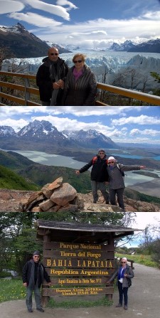 Daniel et Odette LE CUNFF en Patagonie argentine et chilienne