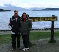 Brigitte et Jean-Jacques Le Tiec en Patagonie