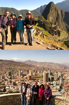 François, Françoise Pommé, Claude et Chantal Donay au Pérou et en Bolivie