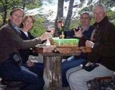Mr et Mme Billon et Mr et Mme Delos en Argentine