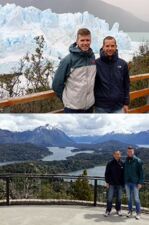Axel Criquielion et Christian Dassonville en Patagonie