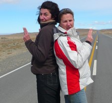 Michèle et Marie-Anne en Patagonie Argentine