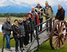 Mr et Mme Guillerme, Cano, Le Porho, Delahaye - Duthé, Lerou - Diemert, en Patagonie