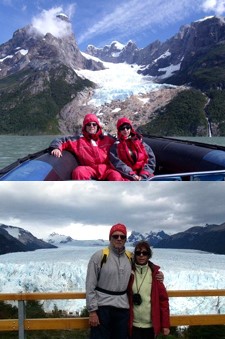 Pierre Jobert et Muriel Rey en Patagonie