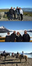 La famille Gaillard : Philippe, Florence, Vincent et Audrey en Argentine