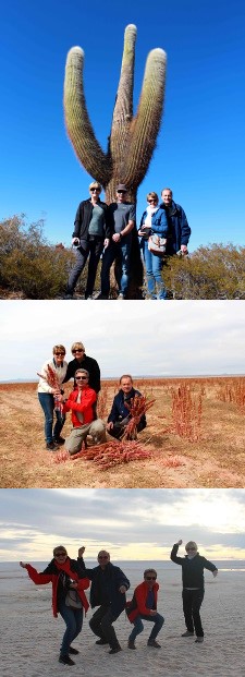 Nadine et Gérard Lafitte, Réjane et Michel Duvignac en Argentine, Chili et Bolivie