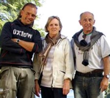 Elisabeth and Bernard Petridis in Argentina