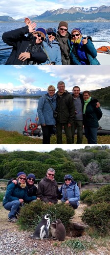 Claude et Chantal Donay, François et Françoise Pommé en Argentine et au Chili
