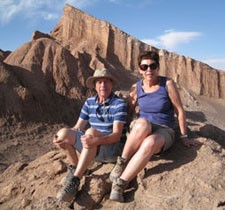 François et Marie-France Raynaud au Chili