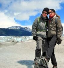 Steeve Perdriau et Stéphanie Boutorine en Patagonie