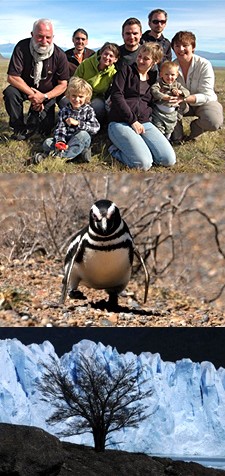 La famille Webert (x9) en Patagonie