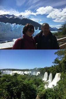 Martine et Christian Farges en Patagonie