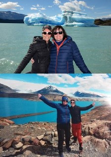 Corinne Paoletti et Catherine Coyette en Patagonie